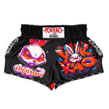 YOKKAO ANGRY RABBIT MUAY THAI SHORTS BLACK