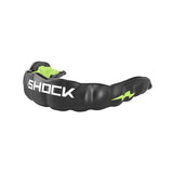 MICROGEL MOUTHGUARD BLACK/SHOCK GREEN ADULT