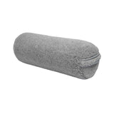 WOOL ROUND BOLSTER GREY STANDARD