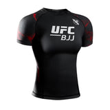 HAYABUSA UFC BJJ WOMENS SHORTSLEEVE RASHGUARD RED