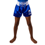 VENUM CLASSIC KIDS MUAY THAI SHORTS ROYAL BLUE
