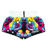 YOKKAO TIGER FAMILY MUAY THAI SHORTS WHITE