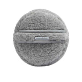 WOOL ROUND BOLSTER GREY STANDARD