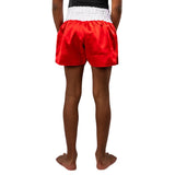 VENUM CLASSIC KIDS MUAY THAI SHORTS FIRE RED