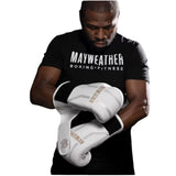 HAYABUSA MAYWEATHER CONTENDER BOXING GLOVES WHITE/GOLD