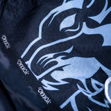 YOKKAO ORIGINAL SILVER MUAY THAI SHORTS BLACK