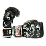 YOKKAO ORIGINAL SILVER BOXING GLOVES BLACK