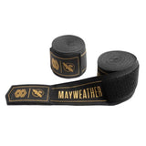 HAYABUSA MAYWEATHER STRETCH HANDWRAPS BLACK/GOLD STANDARD