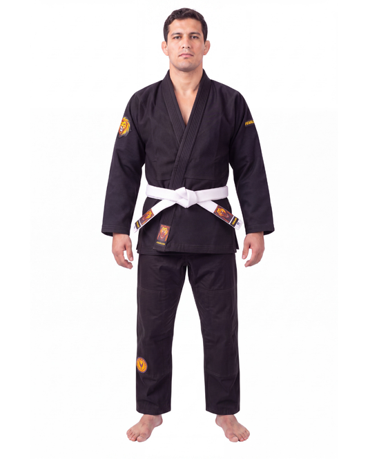 TATSU FEARLESS BJJ Gi – Black | Premium Pearl Weave - Adults & Kids