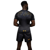 فينوم سيربنتي راش جارد بأكمام قصيرة أسود/فضي/ذهبي