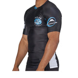 FUJI BUSHIDO THE WAY FLEX LITE RASHGUARD BLACK LEFT SIDE