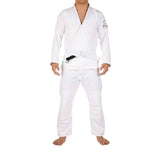 FUJI STARTER ADULT BJJ GI WHITE GREY FRONT SIDE