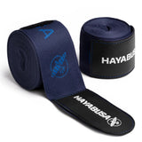 HAYABUSA DELUXE HAND WRAPS BLUE FRONT SIDE