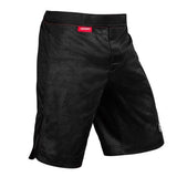 HAYABUSA HEXAGON MMA SHORTS BLACK FRONT SIDE