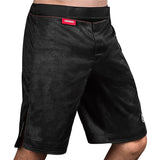 HAYABUSA HEXAGON MMA SHORTS BLACK RIGHT SIDE