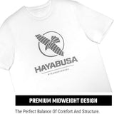 HAYABUSA MENS VIP T-SHIRT WHITE TOP SIDE