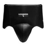 HAYABUSA PRO BOXING GROIN PROTECTOR BLACK FRONT SIDE