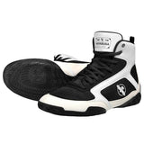 HAYABUSA PRO BOXING SHOES WHITE FRONT SIDE