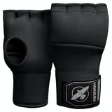 HAYABUSA QUICK GEL HAND WRAPS BLACK FRONT SIDE