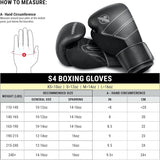 HAYABUSA S4 LEATHER BOXING GLOVES RED SIZE CHART