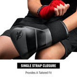 HAYABUSA S4 YOUTH BOXING GLOVES CHARCOAL LEFT SIDE
