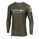 KATAKANA LONG SLEEVE RASH GUARD KHAKI LEFT SIDE