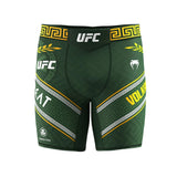 MENS UFC UNRIVALED BY VENUM ALEXANDER VOLKANOVSKI VALE TUDO SHORT GREEN FRONT SIDE