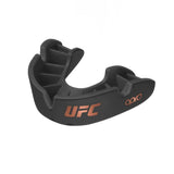 OPRO SELF FIT UFC BRONZE BLACK FRONT SIDE