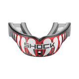 SHOCK DOCTOR GEL MAX POWER PRINT MOUTHGUARD RED DRIP FANG ADULT FRONT SIDE