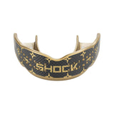 SHOCK DOCTOR TRASH TALKER MOUTHGUARD LUX BLACK ADULT FRONT SIDE