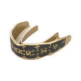 SHOCK DOCTOR TRASH TALKER MOUTHGUARD LUX BLACK ADULT LEFT SIDE