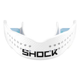SHOCK DOCTOR TRASH TALKER MOUTHGUARD WHITE ADULT WHITE FRONT SIDE