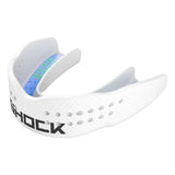 SHOCK DOCTOR TRASH TALKER MOUTHGUARD WHITE ADULT WHITE LEFT SIDE