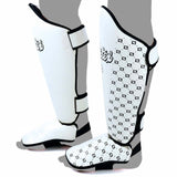 SP5 COMPETITION SHIN PADS WHITE LEFT SIDE