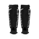 SP6 NEOPRENE SHIN PADS BLACK BACK SIDE