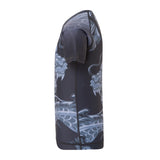 TATSU DRAGON RASHGUARD SHORT SLEEVE GREY LEFT SIDE
