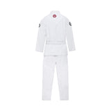 TATSU SILVERBACK BJJ GI KIDS 2.0 WHITE BACK SIDE