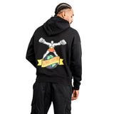 UFC BY VENUM ULTI-MAN HOODIE BLACK BACK SIDE