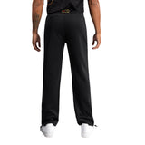 UFC FUSION BY VENUM AUTHENTIC FIGHT NIGHT STRAIGHT LEG JOGGERS BLACK GOLD BACK SIDE