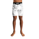 UFC FUSION BY VENUM AUTHENTIC FIGHT NIGHT VALE TUDO SHORTS WHITE FRONT SIDE