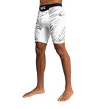 UFC FUSION BY VENUM AUTHENTIC FIGHT NIGHT VALE TUDO SHORTS WHITE LEFT SIDE