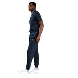 UFC FUSION BY VENUM FIRST WEEK COTTON JOGGERS BLUE LEFT SIDE