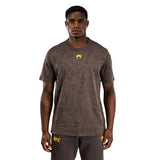 UFC FUSION BY VENUM FIRST WEEK T-SHIRT SHORT SLEEVES DARK BROWN FRONT SIDE
