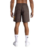 UFC FUSION BY VENUM FIRST WEEK TRAINING SHORTS DARK BROWN BACK SIDE