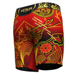UFC UNRIVALED BY VENUM ILIA TOPURIA VALE TUDO SHORT RED GOLD BACK SIDE