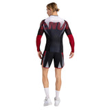 VENUM ADRENALINE RASHGUARD LONG SLEEVES BLACK RED BACK SIDE