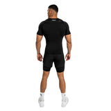 VENUM ATTACK RASHGUARDS SHORT SLEEVES BLACK BACK SIDE