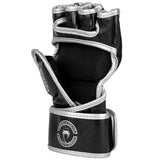 VENUM CHALLENGER 2.0 MMA GLOVES BLACK SILVER BACK SIDE