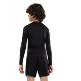 VENUM CONTENDER KIDS RASHGUARD LONG SLEEVES BLACK BACK SIDE