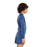VENUM CONTENDER KIDS RASHGUARD LONG SLEEVES ROYAL BLUE RIGHT SIDE